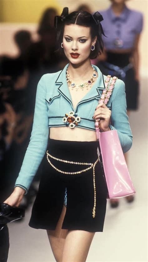chanel skirt and top